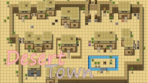 Artstation Desert Town Rpg Maker Map Presets Game Assets