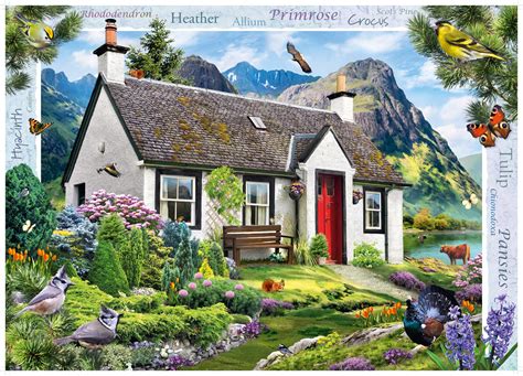 15163 Ravensburger Jigsaw Puzzle Country Lochside Cottage 1000 Pieces