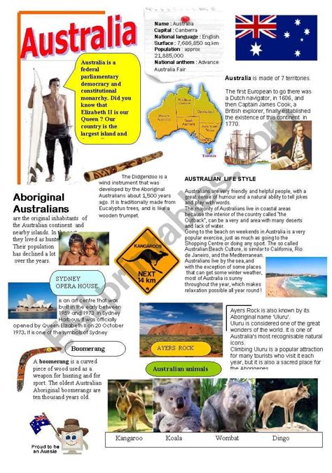 Let´s Keep Travelling This Time A Fact Sheet About Australia