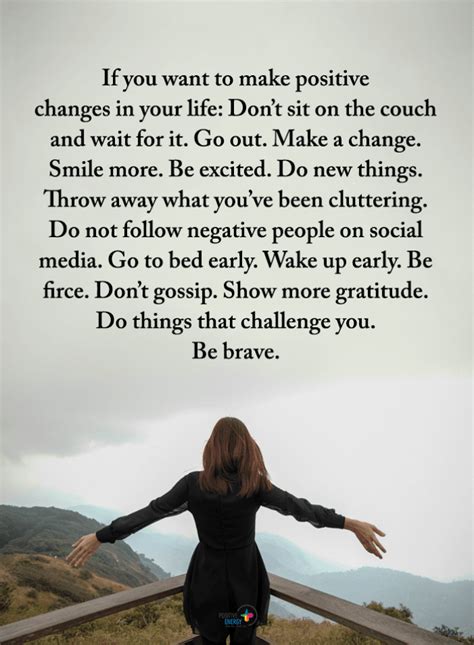 Inspirational Quotes If You Want To Make Positive Changes In Your Life