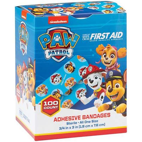 Designer And Character Adhesive Bandages Paw Patrol