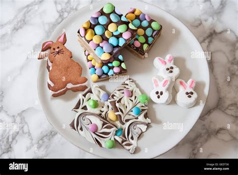 Assorted Easter Candy Stock Photo Alamy
