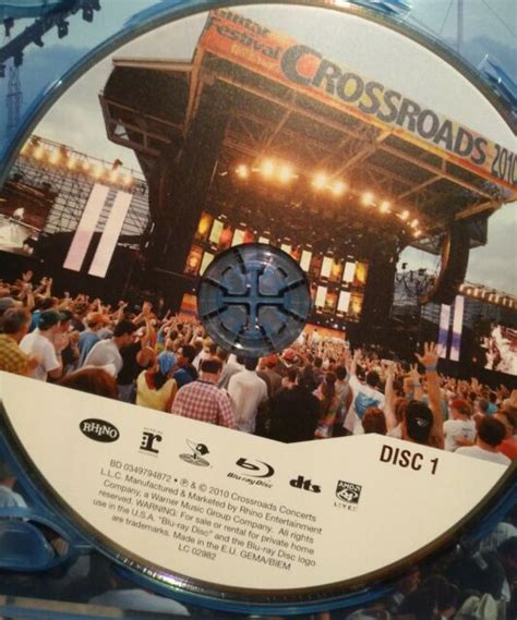 Crossroads Guitar Festival 2010 By Eric Clapton Blu Ray Disc 2010