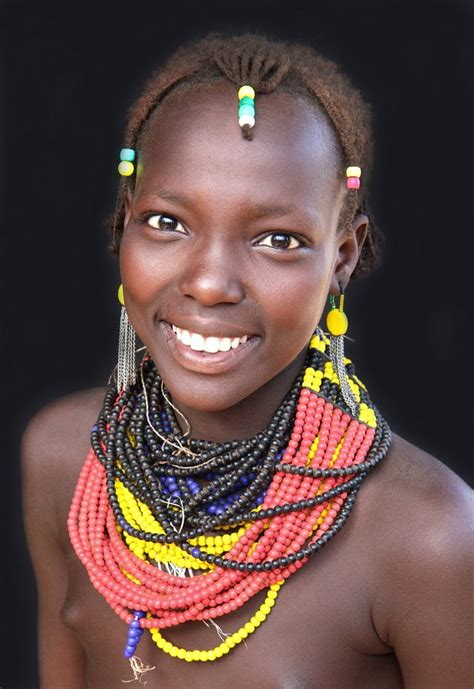 girl from the dassanech tribe by evgeny pechenin