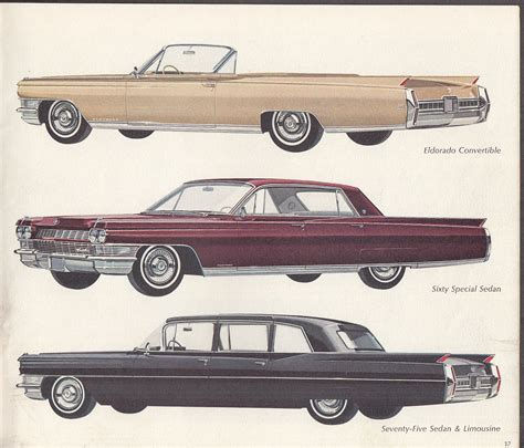 1964 Cadillac Sales Brochure Sixty Two De Ville Fleetwood Eldorado