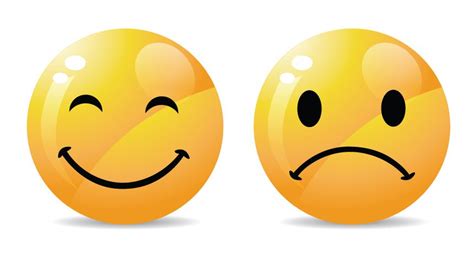 Sad And Smile Face Smiley Facebook Messenger Clipart