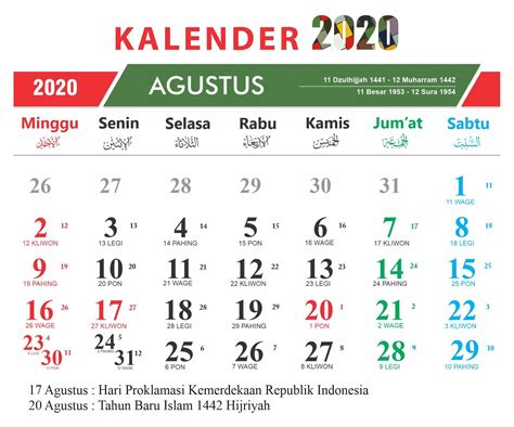 15 Kalender Jawa Untuk Bulan Agustus 2021 References Kelompok Belajar