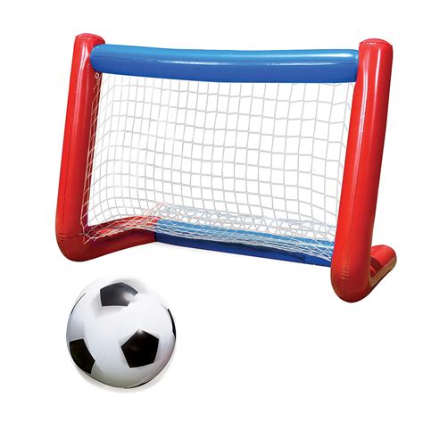 Banzai Mega All Star Soccer Set Inflatable Goal And Ball