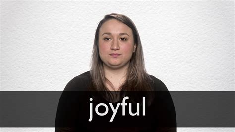How To Pronounce Joyful In British English Youtube
