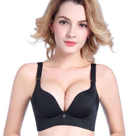 Women Sexy Seamless Bra Push Up Bras Big Size Cup Brassiere 34 Cup