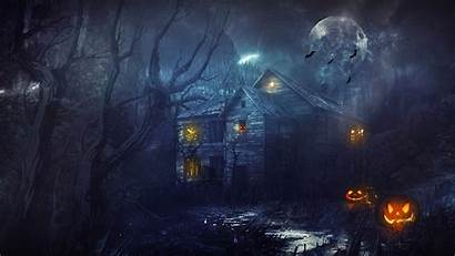 Halloween Night Moon Pumpkin Wallpapers Background Backgrounds