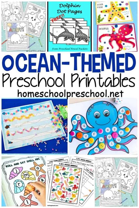 This Amazing Collection Of Preschool Ocean Theme Printables Is Perfect