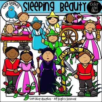 Sleeping Beauty Clip Art Set Chirp Graphics By Chirp Graphics TPT