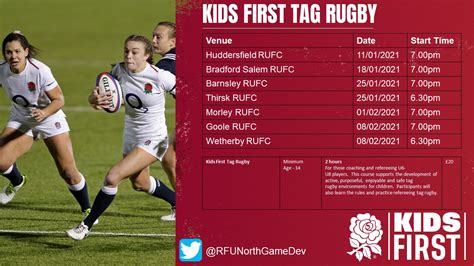 Yorkshire Rfu News Kids First Tag Rugby At 7 Yorkshire Locations