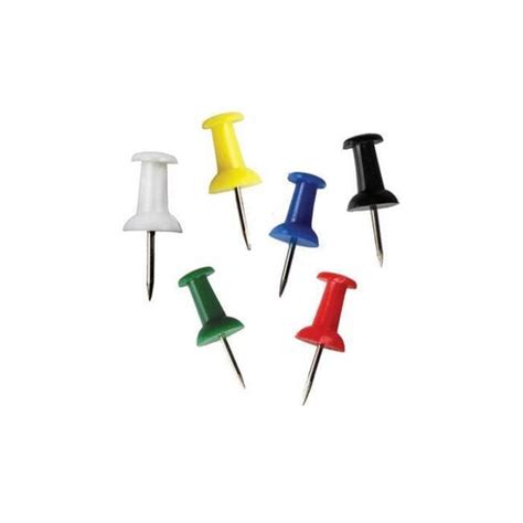 Valuex Push Pins In Assorted Colours Pack Of 25