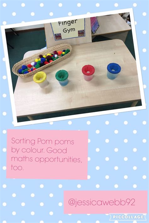 Sort The Pom Poms Into The Correctly Coloured Paint Pot 11 Counting