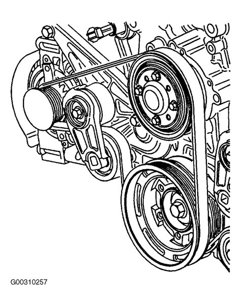 2004 Cadillac Srx Serpentine Belt Routing And Timing Belt Diagrams