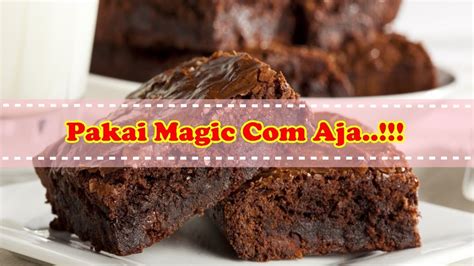 Biar pulut masak dan berkilat lebih kurang selama 10 minit. Cara Membuat Brownies Menggunakan Rice Cooker