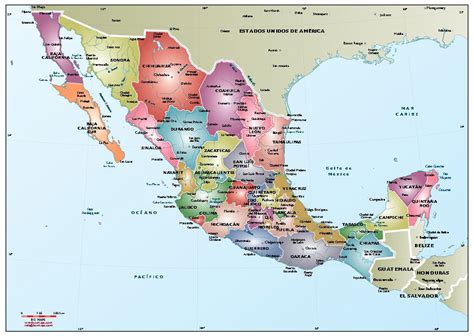 Aïe 19 Raisons Pour Nombres Mexico Mapa Politico Para Empezar Por El