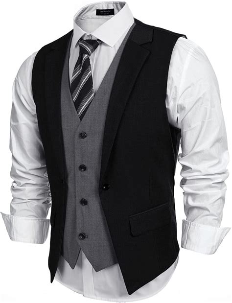 coofandy mens formal fashion layered vest waistcoat dress suit vests berkeley technology