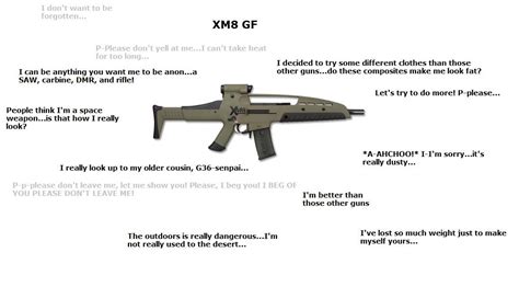 Jun 18, 2021 · looks like your girlfriend understands this better than you do. XM-8 GF | Ideal GF | Know Your Meme