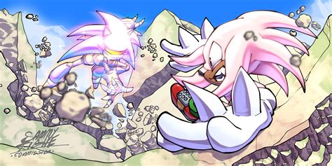 Hyper Knuckles Vs Hyper Mecha Sonic Sonic The Hedgehog Wallpaper
