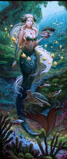 30 Mind Blowing Examples Of Mermaid Art Cuded Mermaid Art Fantasy