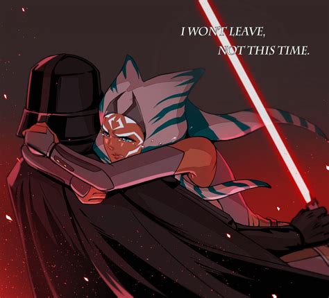 Not This Time I M Crying Ahsoca Is My Favorite Character From All Star Wars Star Wars Fan Art