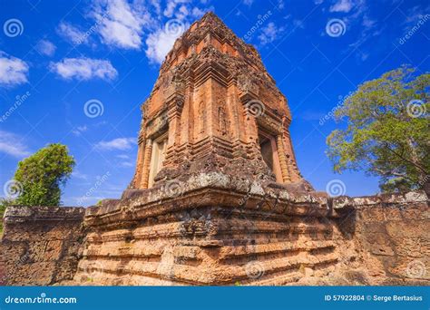 Baksei Chamkrong Th Century Hindu Temple Part Of Angkor Wat Stock