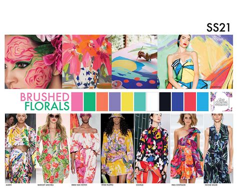 Berikut tujuh inspirasi tren warna rambut 2020 yang bisa kamu coba. SS21 Brushed Florals | Color trends fashion, Fashion trend ...