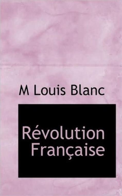 R Volution Fran Aise 9781117314440 M Louis Blanc Boeken