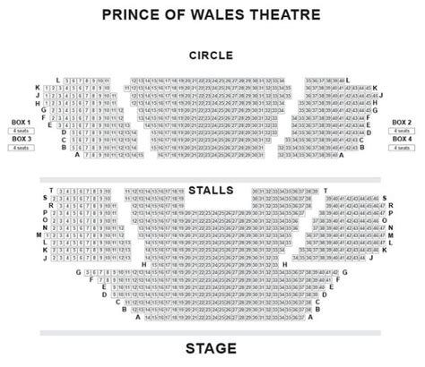 The Prince Of Wales Theatre Seating Plan For The Book Of Mormon