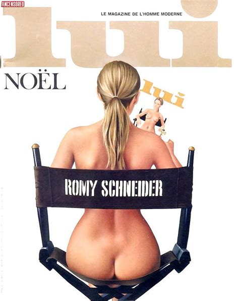 Romy Schneider Nue Dans Lui Magazine