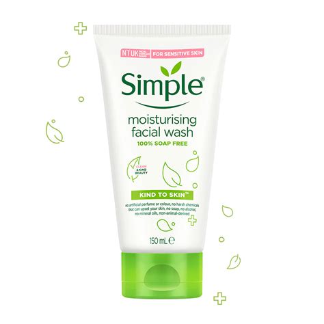Face Wash For Dry Skin Simple Moisturizing Face Wash 150ml