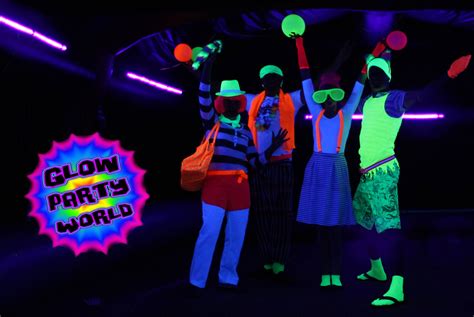 Glow In The Dark Party The Ultimate Guide Black Light Led Glow