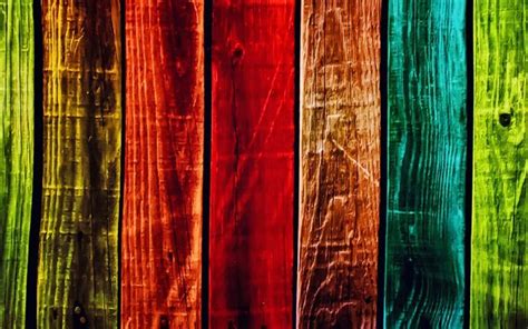 Download Wallpapers Colorful Wooden Planks 4k Vertical Wooden Boards