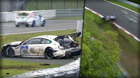 Der Wahnsinn Vom Nürburgring Die Heftigsten Crashs Vom 24 Stunden