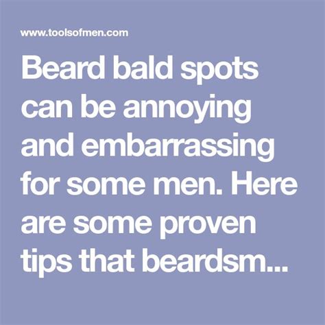 The Simple How To Guide To Fix Your Beard Bald Spot Bald With Beard