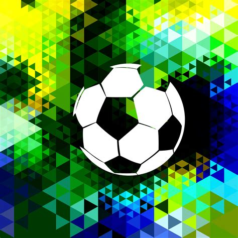 Colorful Football Design 220118 Vector Art At Vecteezy