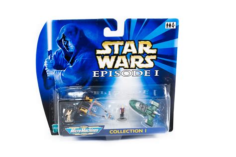Star Wars Episode 1 Micro Machines Set Of 10 Vehicle And Figure Packs