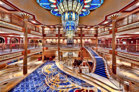 Disney Dream Atrium Lobby Ii Disney Dream Cruise Ship Disney