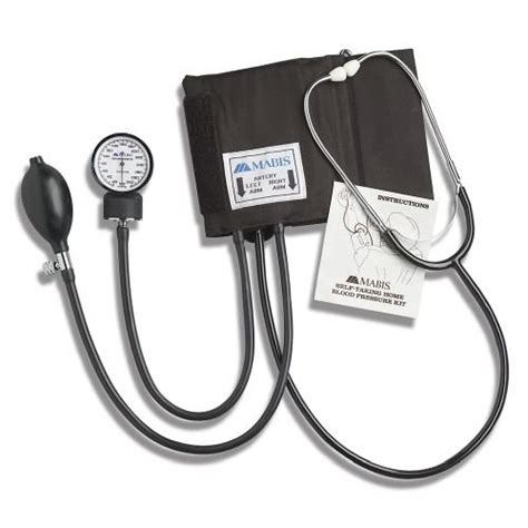 Healthsmart Manual Blood Pressure Cuff With Stethoscope Adult Large