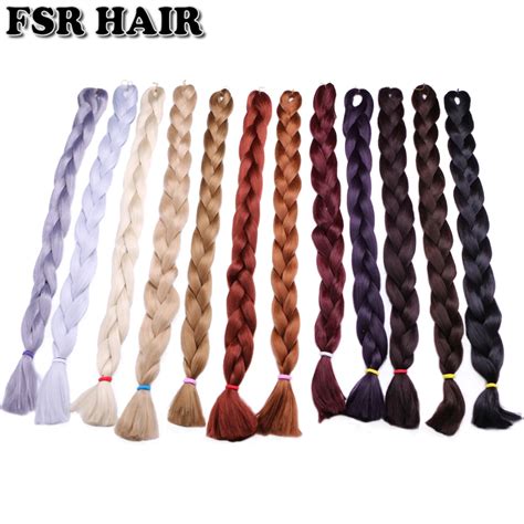 fsr synthetic xpression braiding hair 82 inch 165 g 3pcs lot long jumbo braids crochet hair bulk