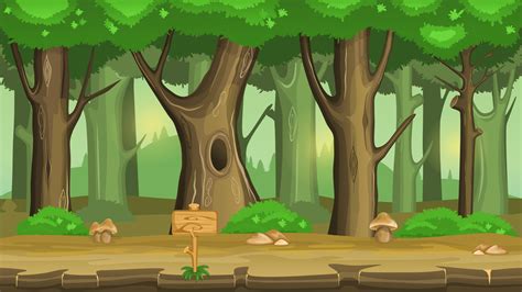 Forest Background Game 2d