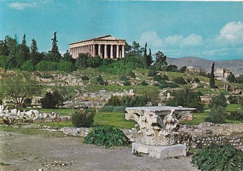 Athènes GrÈce Athènes Le Theseion Carte Postale Ancienne Et Vue