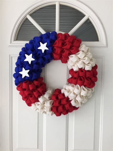 16 Patriotic Handmade 4th Of July Wreaths That You Can Easily Make By