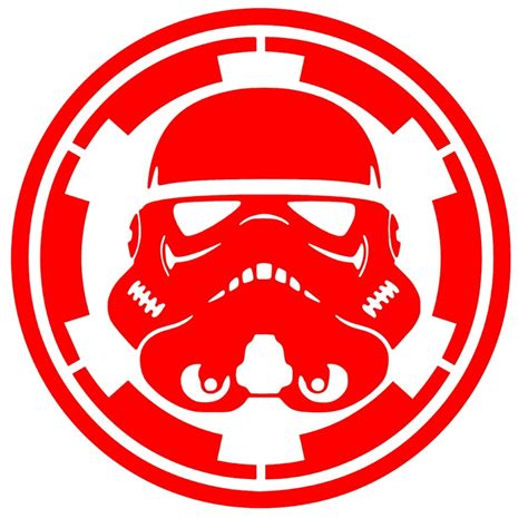 Stormtrooper Imperial Logo Star Wars Vinyl Decal Car Etsy