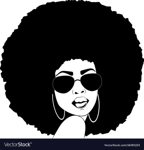 Black Women Art Silhouette Portrait Silhouette Art Black Woman