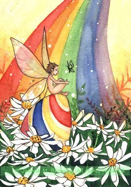 Daisy Rainbow Easter By Joannabromley Flower Fairies Fantasy Fairy