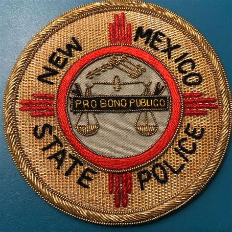 New Mexico State Police Bullion Patch Ebay State